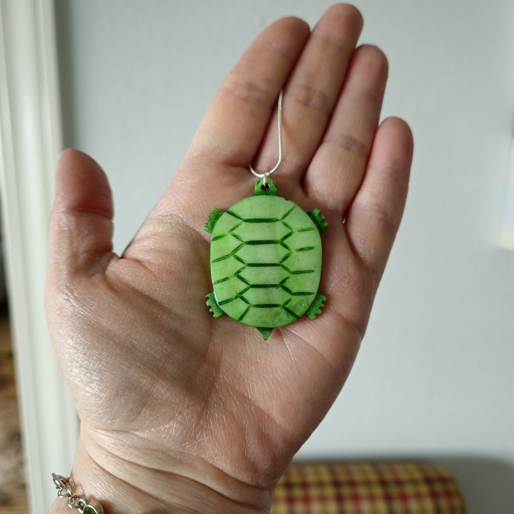 Shell Turtle Necklace - Picture 11 of 12